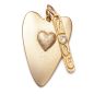 Preview: Herz L & Love M, Amulett Twin GoldShiny