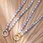 Preview: Lunara 88 GoldShiny, lange Designer Wechselkette