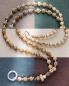 Preview: Gaia 88 GoldShiny, lange Edelstein Wechselkette