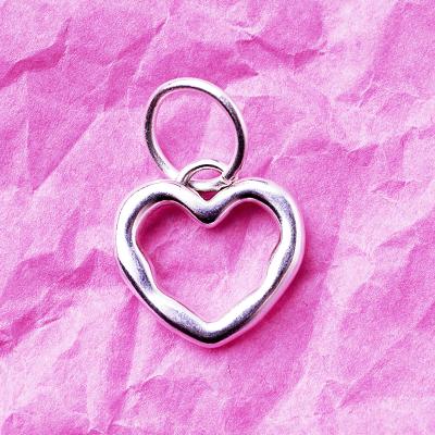 Amore, versilbert mit 999er Feinsilber, Amulett S