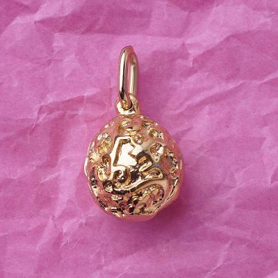 Joy, vergoldet mit 24K Feingold, Amulett M