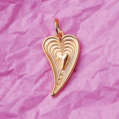 Amore, vergoldet mit 24K Feingold, Amulett M