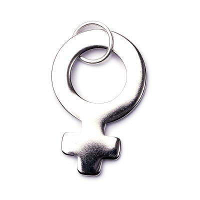 Venus, versilbert mit 999er Feinsilber, Amulett L