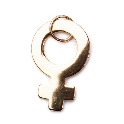 Venus, vergoldet mit 24K Feingold, Amulett L