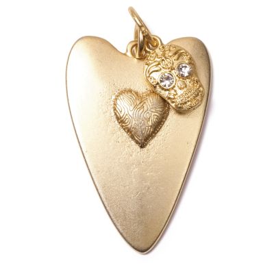 Herz L & Pirata S, Amulett Twin GoldShiny