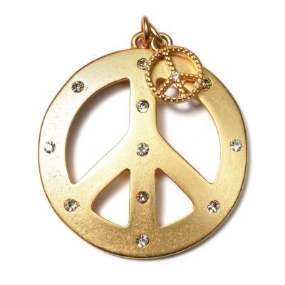 Peace L & S, Amulett Twin GoldShiny
