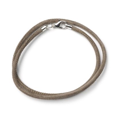 Taupe Ibiza 44, kurze Leder Wechselkette