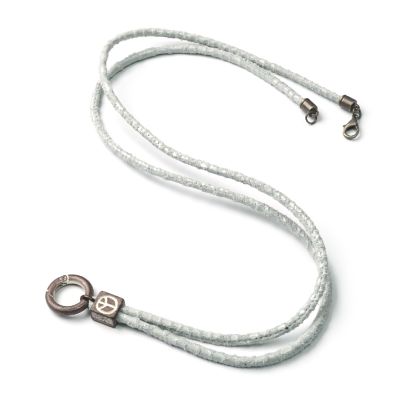 LightGrey Ibiza 88 Sahara, lange Leder Wechselkette