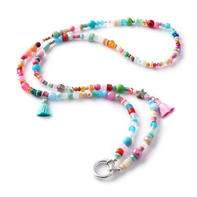 Sunshine 88 SilverShiny, lange Edelstein Wechselkette