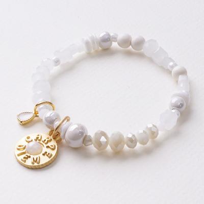 White Sands GoldShiny, Edelstein Armband