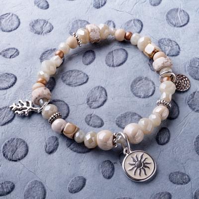 Aloha SilverShiny, Edelstein Armband