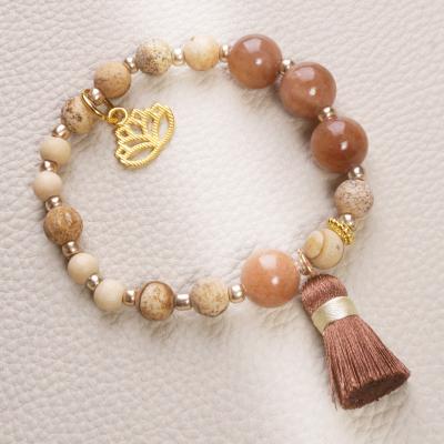 Gaia GoldShiny, Edelstein Armband