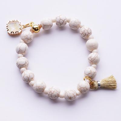 WhiteStar GoldShiny, Edelstein Armband