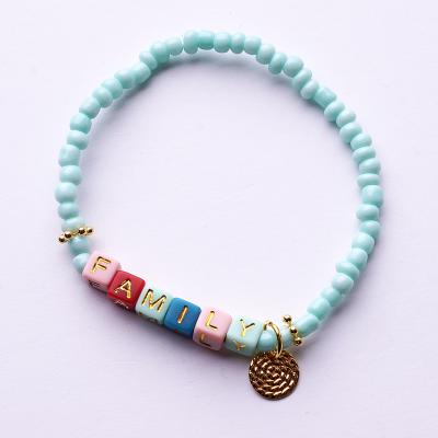FAMILY Bunt, Boho Armband
