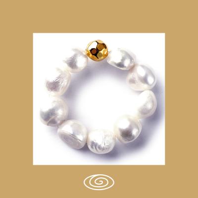 Fidschi GoldShiny, Perlen Ring