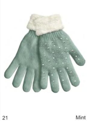 Fingerhandschuhe Funkelsteinchen - in verschiedenen Farben