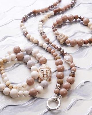 Preview: Soul 88 GoldShiny, lange Edelstein Wechselkette