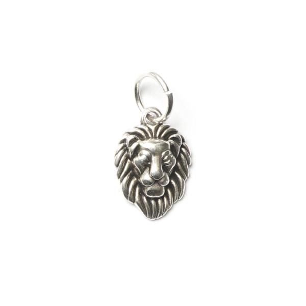 Löwe, versilbert mit 999er Feinsilber, Amulett XS