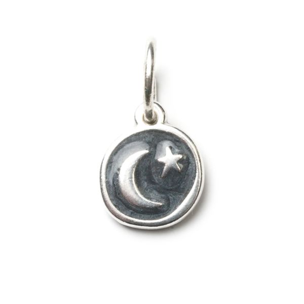 Moon Silver, versilbert mit 999er Feinsilber, Amulett S