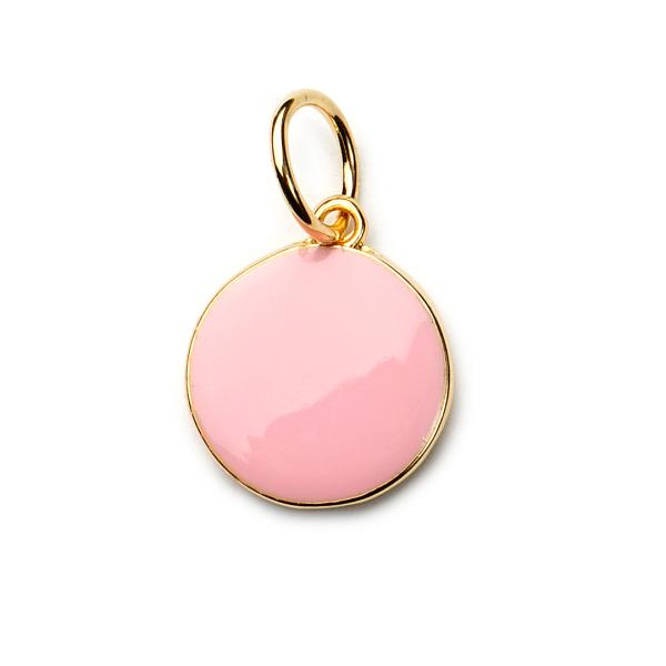 LolliPop Rosa, vergoldet mit 24K Feingold, Amulett S