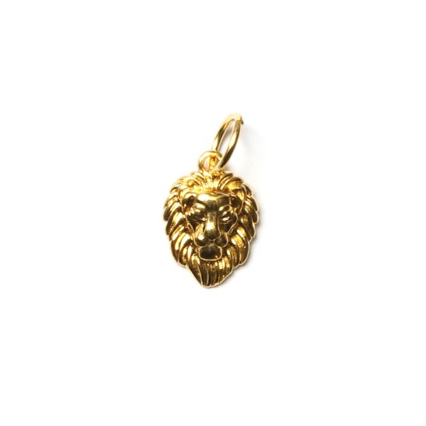 Löwe, vergoldet mit 24K Feingold, Amulett XS