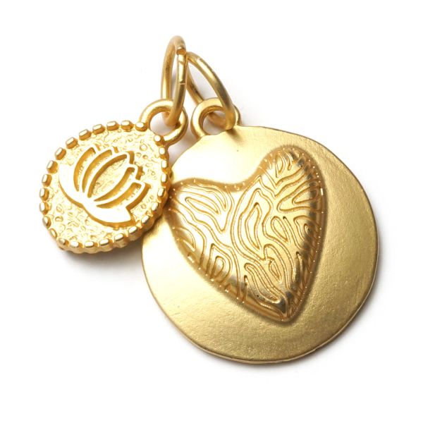 Amour M & Lotus S, Amulett Twin GoldShiny