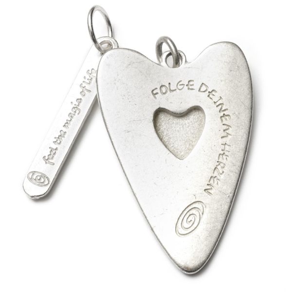 Herz L & Love M, Amulett Twin SilverShiny
