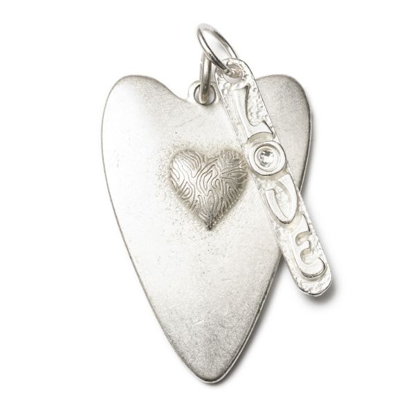 Herz L & Love M, Amulett Twin SilverShiny