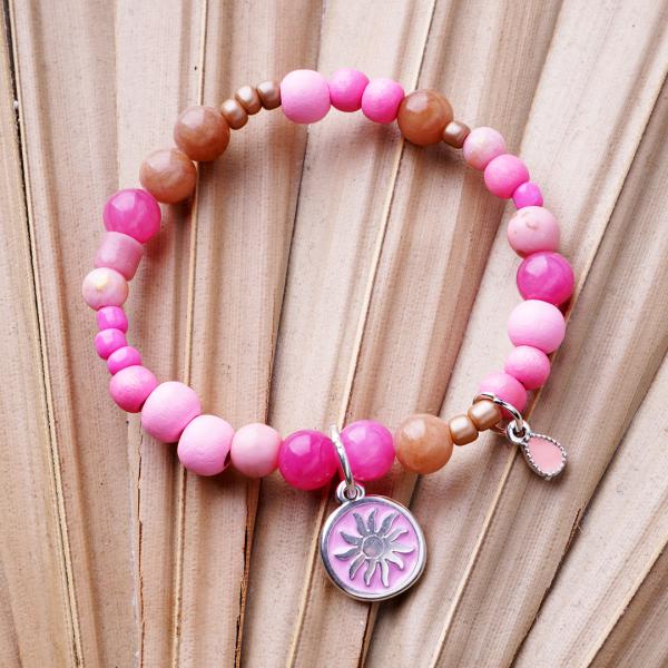 PinkBeach, Edelstein Armband