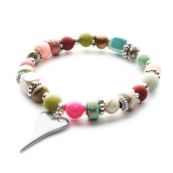 Cartagena SilverShiny, Edelstein Armband
