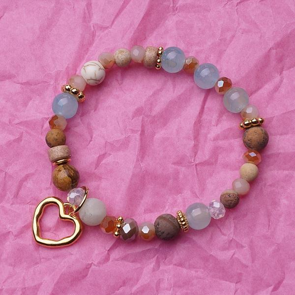 Saitos GoldShiny, Edelstein Armband