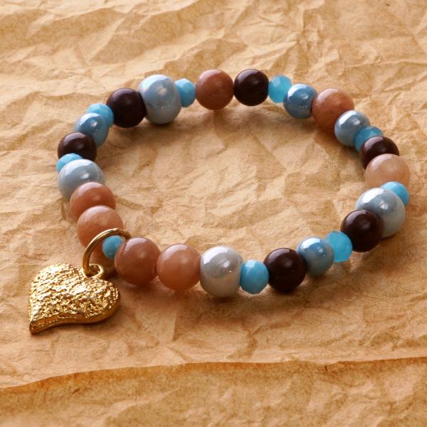Passion GoldShiny, Edelstein Armband