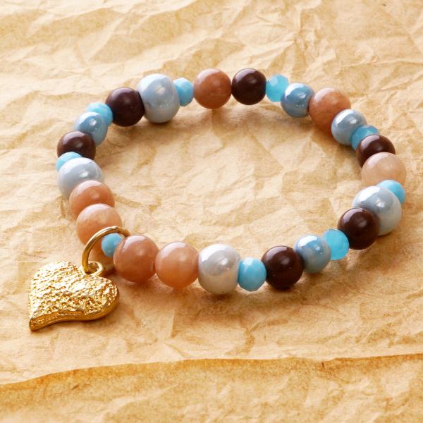 Passion GoldShiny, Edelstein Armband