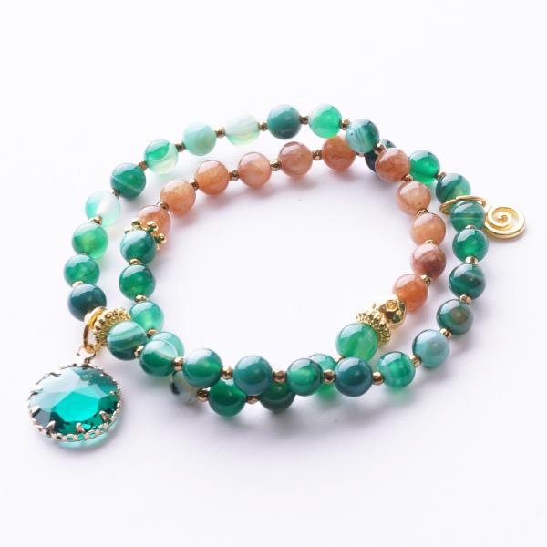 Elowen GoldShiny, Edelstein Armband