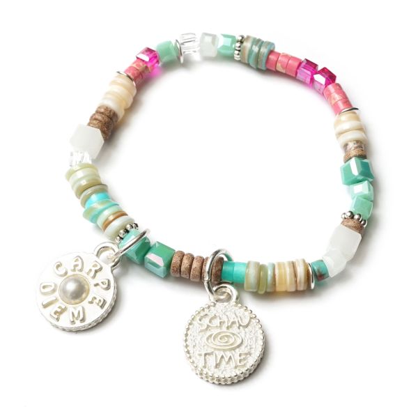 Edelstein Armband Trinidad, SilverShiny