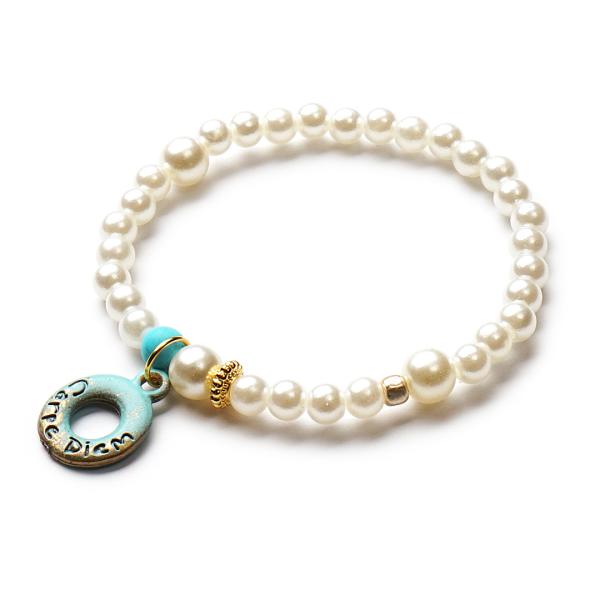 CarpeDiem GoldShiny, Perlen Design Armband