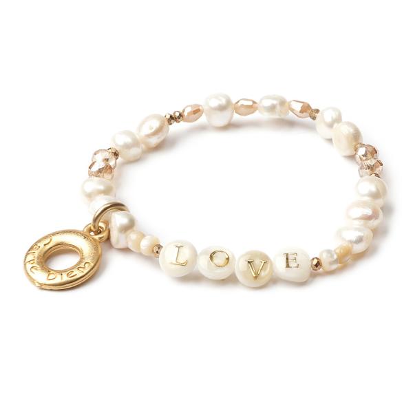 Perlen Armband Malibu GoldShiny