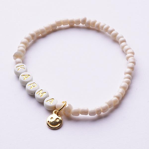 KARMA OffWhite, Boho Armband