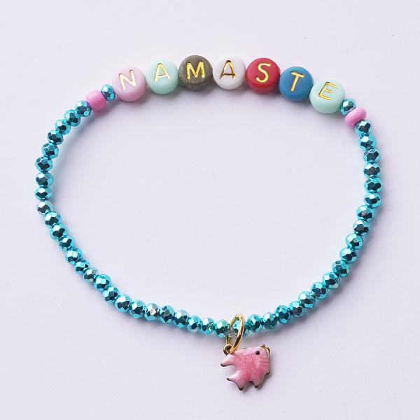 NAMASTE Bunt, Boho Armband