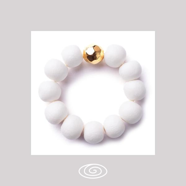 EsTrenc Offwhite GoldShiny, Ring