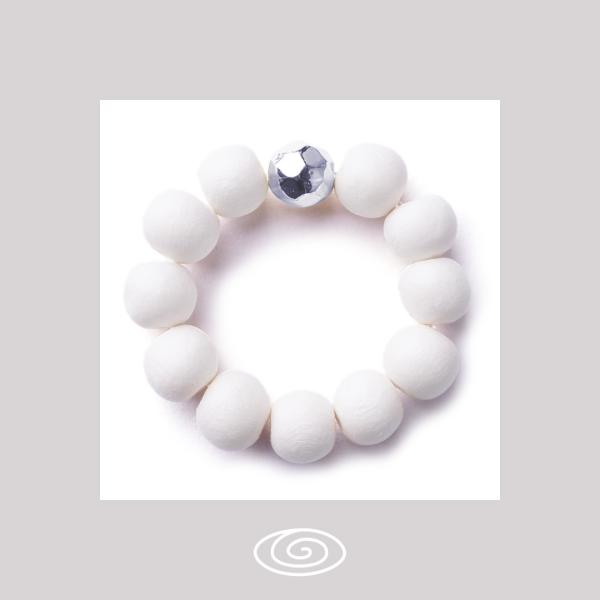 EsTrenc OffWhite SilverShiny, Ring