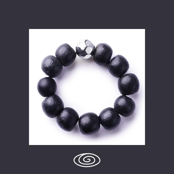 EsTrenc Black SilverShiny, Ring