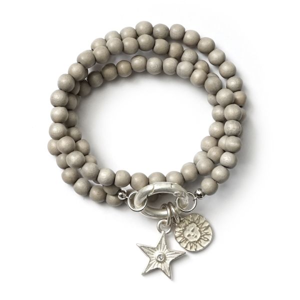 ArmbandDesign 2029, EsTrenc Grey SilverShiny
