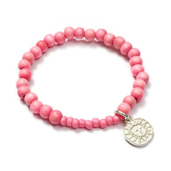EsTrenc Armband Pink SilverShiny