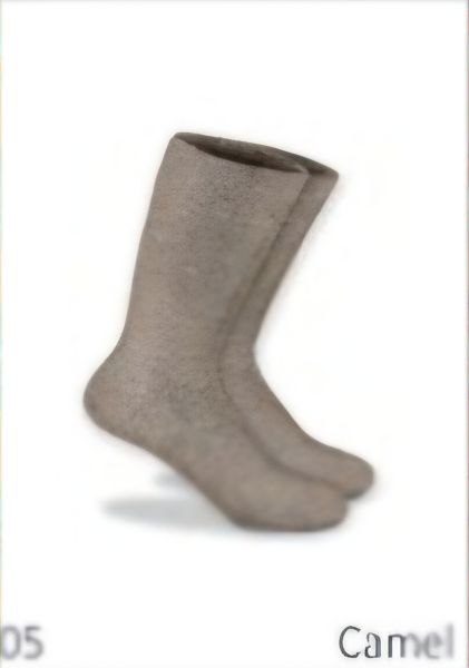 Alpaka Wollsocken Camel