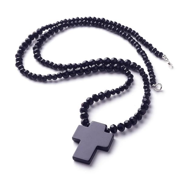 ShadowCross 88/100, lange Edelstein Designer Halskette