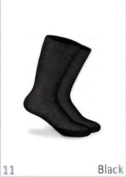 Alpaka Wollsocken Black