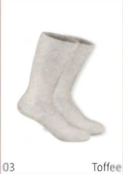 Alpaka Wollsocken Toffee