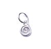 Schnecke, versilbert mit 999er Feinsilber, Amulett XS