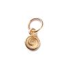 Schnecke, vergoldet mit 24K Feingold,  Amulett XS